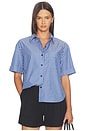 view 1 of 5 CAMISA CONNIE in Blue Stripe