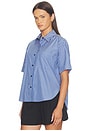 view 2 of 5 CAMISA CONNIE in Blue Stripe