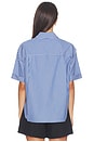 view 3 of 5 CAMISA CONNIE in Blue Stripe