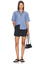 view 4 of 5 CAMISA CONNIE in Blue Stripe
