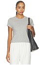 view 1 of 4 Kelly Perfect Tee in Heather Grey