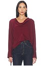 view 1 of 4 Vinnie Silk Blouse in Red