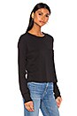 view 2 of 4 The Cropped Longsleeve in Black