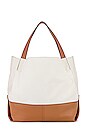 view 2 of 6 Passenger Oversized Tote Bag in White Canvas