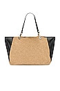 view 1 of 4 Revival Summer City Tote in Natural & Black