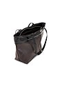 view 4 of 4 Emerson Tote in Chocolate & Black Placeholder