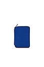 view 1 of 5 Small Zip Around Wallet in Cobalt