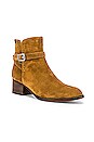 view 2 of 5 BOTTINES WALKER BUCKLE in Golden Brown