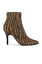 view 1 of 5 BOTTINES À TALON WAYLON in Taupe Zebra