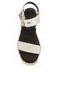 view 4 of 5 Ansley Buckle Espadrille Wedge in Antique White