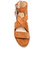 view 4 of 5 Madeira Sandal in Tan Suede