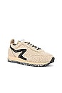 view 2 of 6 Retro Runner Faux Fur Sneaker in Beige