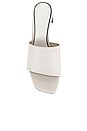 view 4 of 5 Emma Mid Mule in White