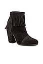 view 2 of 5 Newbury Fringe Bootie in Black Suede