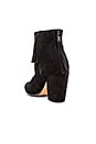 view 3 of 5 Newbury Fringe Bootie in Black Suede