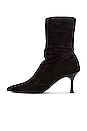 view 5 of 5 Brea Slouch Boot in Black Suede