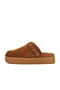 view 5 of 5 Geo Buckle Platform Mule in Brown