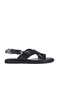 view 1 of 5 Gia Toe Loop Sandal in Black