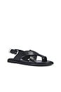 view 2 of 5 Gia Toe Loop Sandal in Black