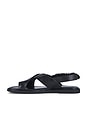 view 5 of 5 Gia Toe Loop Sandal in Black