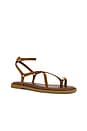view 2 of 5 Geo Strappy Ring Sandal in Umber