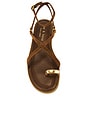 view 4 of 5 Geo Strappy Ring Sandal in Umber