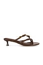 view 1 of 5 Sammie Buckle Kitten Heel in Dark Mocha