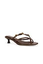 view 2 of 5 Sammie Buckle Kitten Heel in Dark Mocha