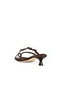 view 3 of 5 Sammie Buckle Kitten Heel in Dark Mocha