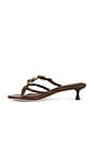view 5 of 5 Sammie Buckle Kitten Heel in Dark Mocha