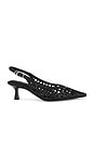 view 1 of 5 Brynn Slingback Heel in Black Woven
