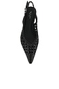view 4 of 5 Brynn Slingback Heel in Black Woven