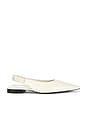 view 1 of 5 Mercer Slingback Flat in Antique White