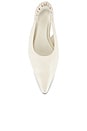 view 4 of 5 Mercer Slingback Flat in Antique White