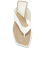 view 4 of 5 Jo Thong Wedge Sandal in Antique White
