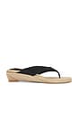view 1 of 5 Jo Thong Wedge Sandal in Black