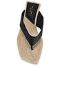 view 4 of 5 Jo Thong Wedge Sandal in Black