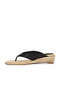 view 5 of 5 Jo Thong Wedge Sandal in Black