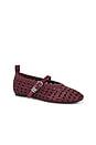 view 2 of 5 Spire Mary Jane in Burgundy Woven