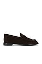 view 1 of 5 Lexi Loafer in Dark Chocolate Suede