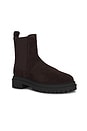 view 2 of 5 Bedford Chelsea Boot in Dark Chocolate Suede
