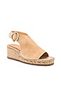 view 2 of 5 Calla Wedge in Dune Suede