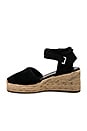 view 5 of 5 Kea Espadrille in Black Suede