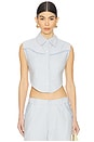 view 1 of 4 Antonella Top in Dusty Sky