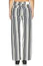 view 4 of 6 Stripe Straight Jean in Chalk & Midnight