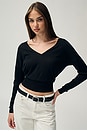 view 2 of 7 Silk Cashmere V Neck Sweater in Ink