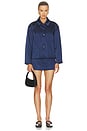 view 4 of 4 Satin Jacket in Midnight