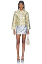 view 6 of 6 x REVOLVE Brocade Jacket in Mint