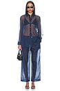 view 6 of 6 Organza Pant in Midnight
