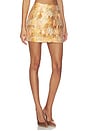 view 2 of 6 Brocade Mini Skirt in Nectar